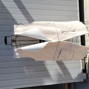 I Joah faux suede, faux sherpa vest